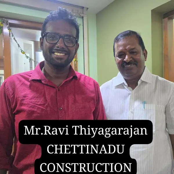 Mr. Ravi Thiyagarajan - Chettinadu Construction at JFDC