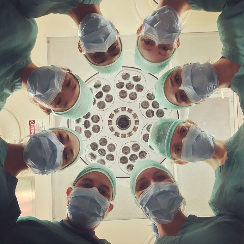 Professional dentist team at JFDC